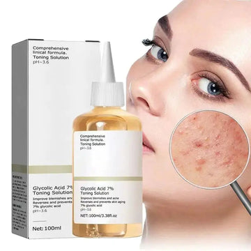 Glycolic Acid 7% Exfoliating Face Toner – Skin Renewal Essence