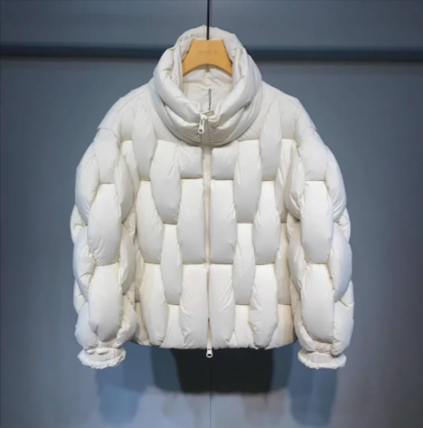 Chaqueta de vestir acolchada de invierno para hombre – Abrigo de algodón cálido de corte entallado