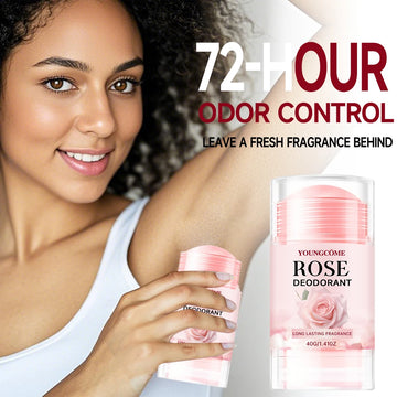 Pink Rose Cooling Deodorant Stick – 24-Hour Fresh Confidence