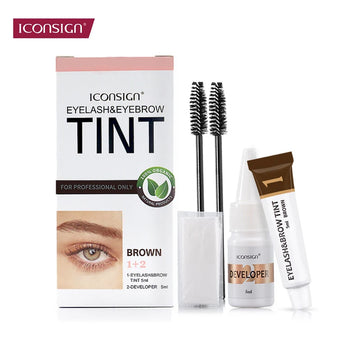ICONSIGN Eyelash &amp; Eyebrow Tint Kit – Weeks-Long Defined Color