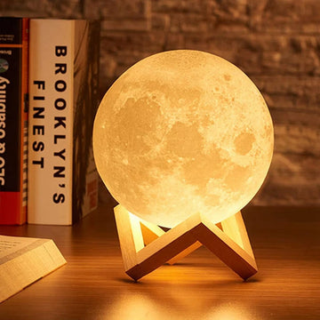 LED Moon Galaxy Night Light – Battery-Powered Bedroom Decor Light