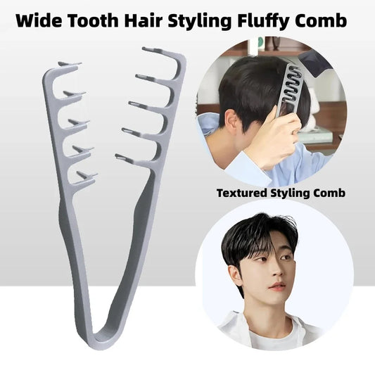 Wide-Tooth Volumizing Styling Comb – Texture &amp; Bangs Coverage