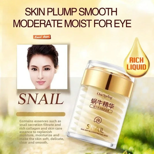 Snail Collagen Skincare Set – Brightening Face Cream &amp; Eye Serum