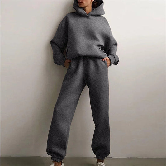 Oversized Hoodie &amp; Cargo Pants Set – Cosy Autumn Comfort