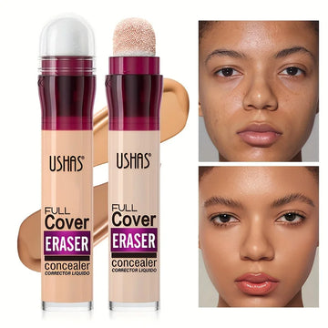 USHAS Sponge Head Concealer – Long-Lasting Coverage for Dark Circles &amp; Blemishes