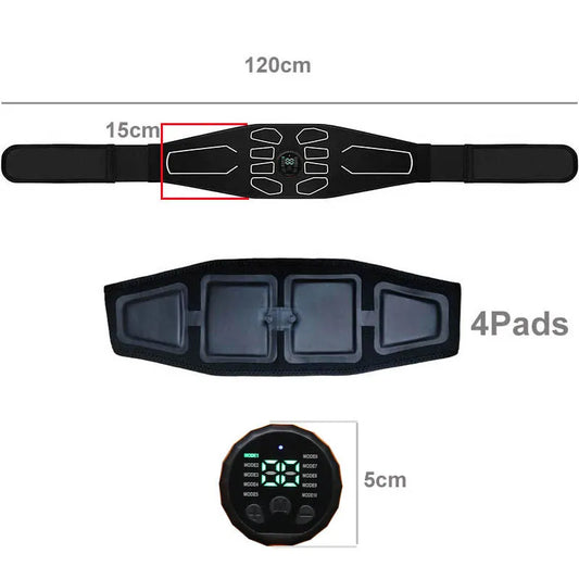EMS Abdominal Massager Belt – Tone Your Core at Home