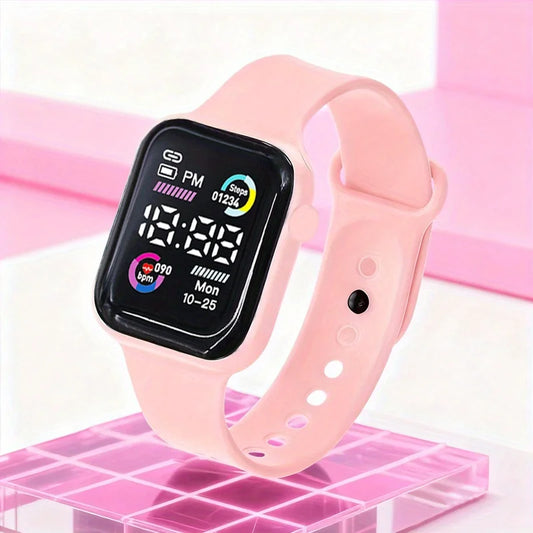 6-Piece Electronic Watch & Jewelry Set – Fun Gift for Teens