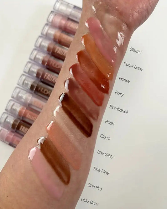 Multicolor Glitter Lip Oil – Glossy Plumping Liquid Lip Gloss