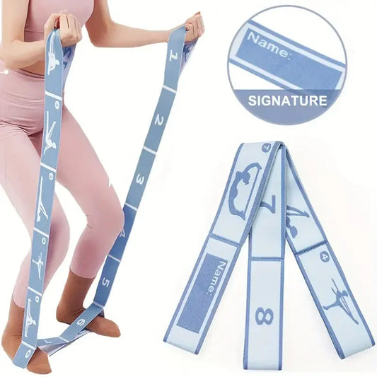 Elastic Yoga Stretching Belt – Pilates Dance Pull Strap