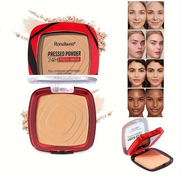 Weightless Matte Pressed Powder – Smooth Full-Coverage Finish
