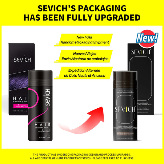 SEVICH Hair Building Fiber Set – Instantly Fuller-Looking Hair