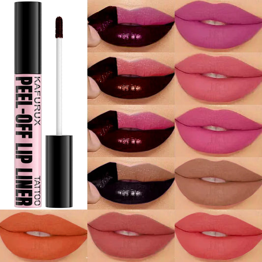 KAFURUX Peel-Off Lip Stain – Waterproof, Transfer-Proof, 7 Shades