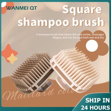 Silicone Scalp Massage Shampoo Brush – Salon Hair Washing Tool