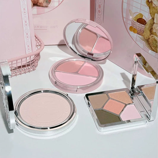 ART VALUE 7-Piece Makeup Set – Complete Glam Kit With Necklace