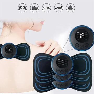EMS Neck Massage Machine – 8 Modes, 19 Strength Levels
