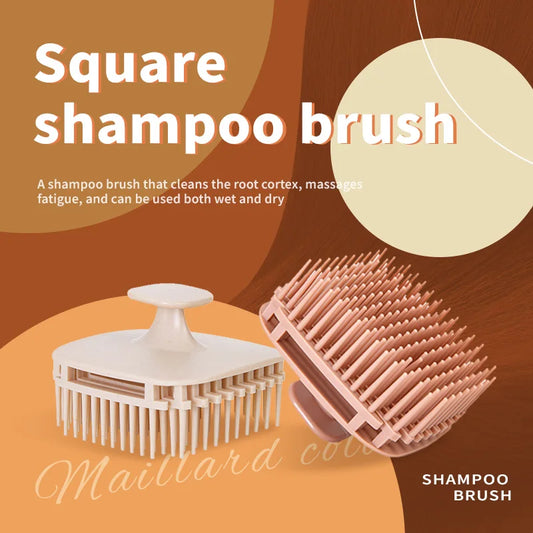Silicone Scalp Massage Shampoo Brush – Salon Hair Washing Tool
