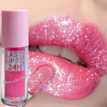JUJU Dream Flowing Light Glitter Lip Glaze – Hydrating, Plumping Shine