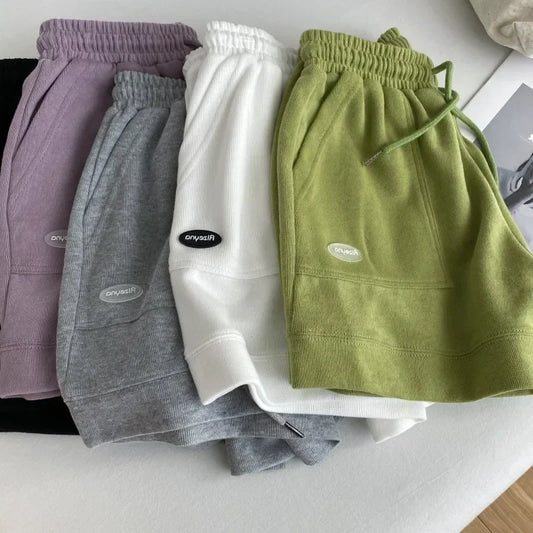 Wide-Leg Drawstring Lounge Pants – Slim Waist Comfort Fit