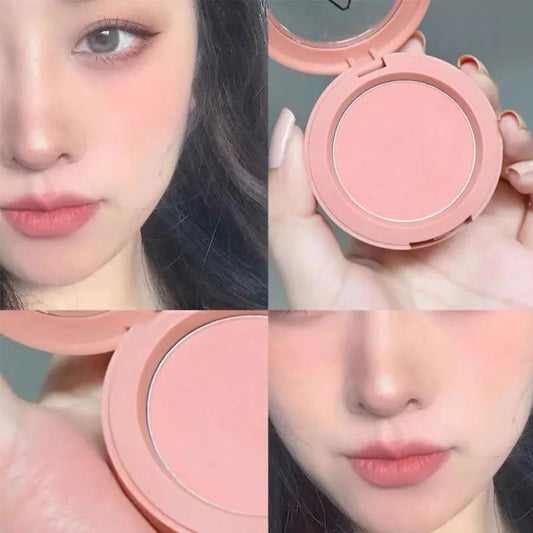 Long-Lasting Matte Blush Powder – Waterproof Soft Mist Finish