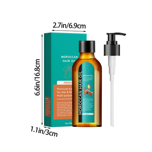 Moroccan Hair Care Oil 100ml – Dry Damaged Hair Treatment