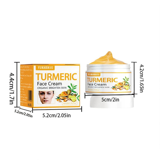 YURHERSU Anti-Acne Turmeric Cream – Fades Scars &amp; Brightens Dull Skin
