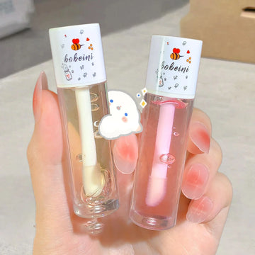Peach Honey Lip Oil – Plumping Non-Sticky Hydrating Gloss