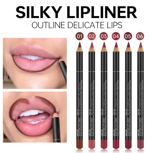 Luxury Matte Lip Liner – Smooth Outline &amp; Fill, All Skin Types
