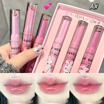 Gege Bear Watery Tinted Lip Balm – Moisturizing Color, All-Day Soft Lips