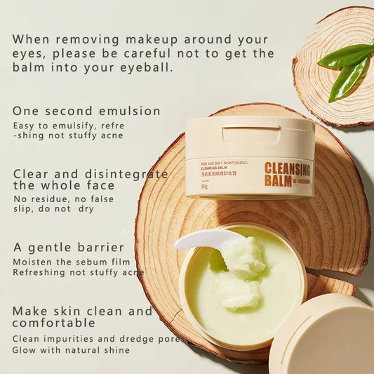 Gentle Deep-Cleansing Makeup Remover Cream – Soft, Moisturized Skin