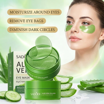 Aloe Vera Collagen Eye Mask Patches – Anti Dark Circle & Puffiness