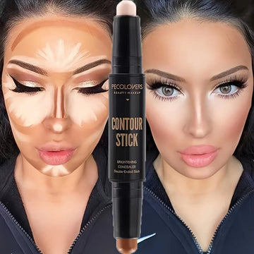 Double-Headed Contouring Stick – Concealer &amp; Highlighter for Sculpting