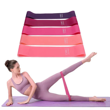 Portable Rubber Resistance Bands – Pilates & Crossfit Training Set