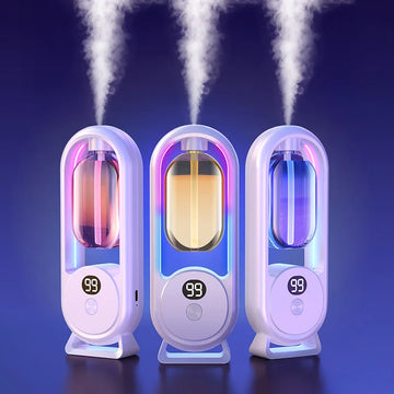 Difusor de Aromaterapia Portátil Recargable – Desodorizante de 5 Velocidades