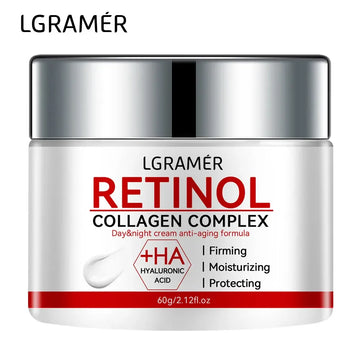 LGRAMER Retinol Lifting Firming Cream – Smooths Wrinkles, Brightens