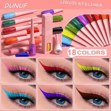 Matte Waterproof Liquid Eyeliner – Bold Color, Quick-Dry Hold