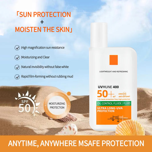 Protector Solar Facial Hidratante 2 en 1 – Alta Protección UV, Sin Sensación Grasosa