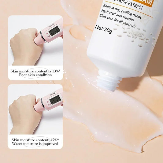 BIOAOUA Rice Hand Cream – Non-Greasy Nourishing Hydration