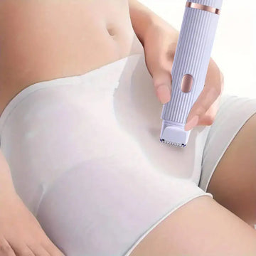 2-in-1 Women's Electric Shaver – Face, Brow, Leg & Underarm