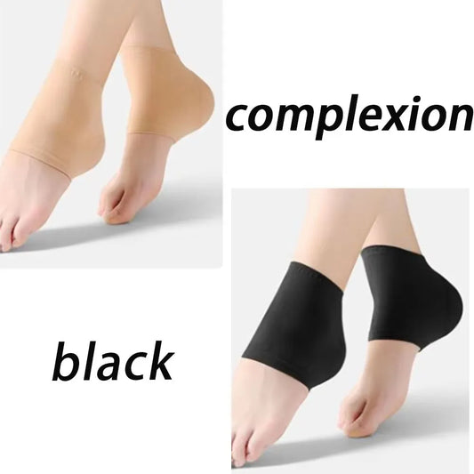 Silicone Gel Heel Protector Socks – Anti-Crack Moisturizing Cover