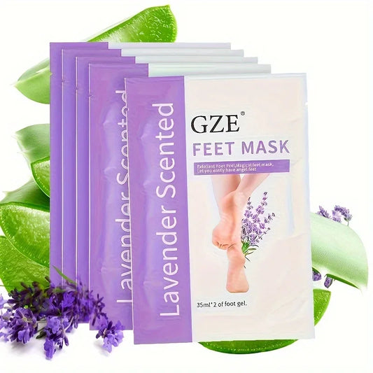 GZE Exfoliating Foot Peel Mask – Smooth, Crack-Free Heels