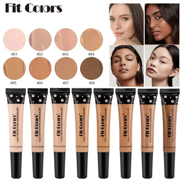 8-Shade Flexible Liquid Concealer – Flawless, Moisturized Coverage
