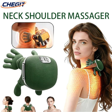 Shiatsu Neck & Shoulder Massager – Deep Kneading Muscle Relief
