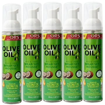 Curly Hair Styling Mousse 100ml – Strong Hold Olive Oil Formula