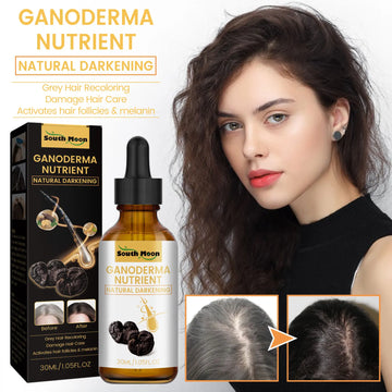 Black Ganoderma Hair Strengthening Liquid – Reduce Hair Loss, Nourish Roots