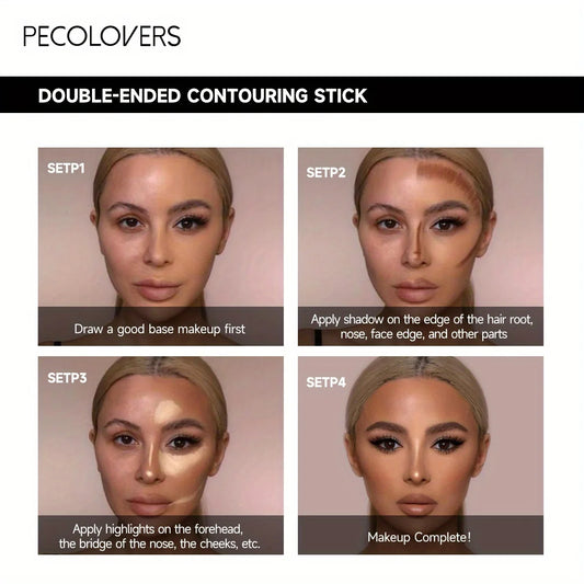 Double-Headed Contouring Stick – Concealer &amp; Highlighter for Sculpting