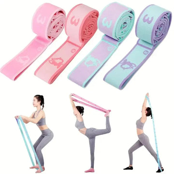 Elastic Yoga Stretching Belt – Pilates Dance Pull Strap