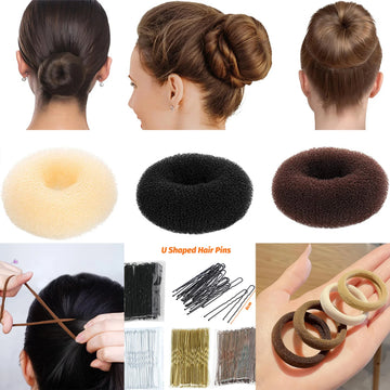 Hair Bun Donut Foam Ring – Effortless Updo in Seconds