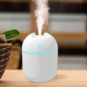 250ml USB Aroma Diffuser Humidifier – LED Ultrasonic Mist Maker