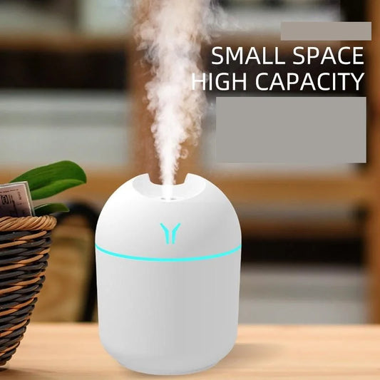 250ml USB Aroma Diffuser Humidifier – LED Ultrasonic Mist Maker