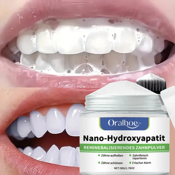 Whitening Tooth Powder with Hydroxyapatite – Enamel Repair Formula